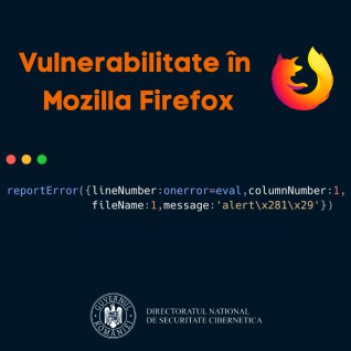 Vulnerabilitate în browserul de internet Mozilla Firefox 
